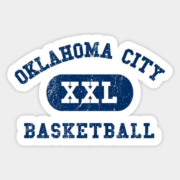 Oklahoma Basketball III Sticker by sportlocalshirts